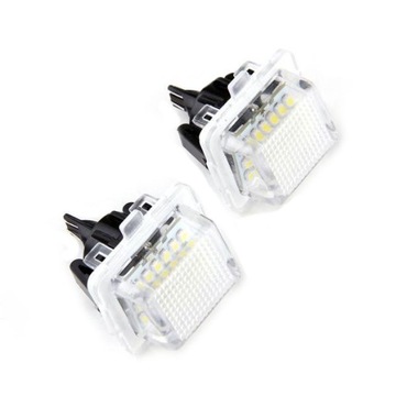 Lighting license plate mercedes w204 w217 c207 led backlight marker 6000k, фото