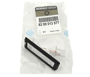 Renault clio 4 12 -.hatchback laguna 2 lamp rooms license plate original, фото