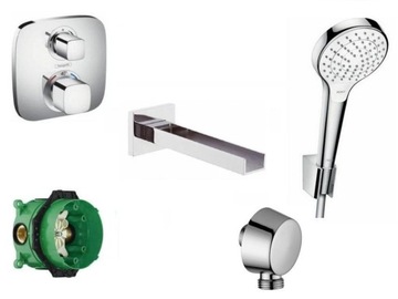 Hansgrohe set for plaster to baths з cascade, фото