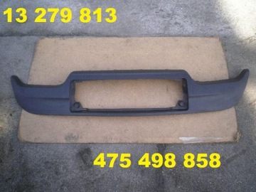 Opel meriva b overlay rear bumper back, фото