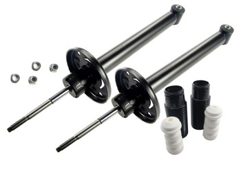 Shock absorbers x2 ass+bumpers+protection golf 3 vento toledo, фото