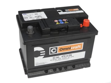 Аккумулятор 53ah 470a 12v ford omnicraft 2130436 -, фото