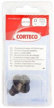 Corteco 220112s drain plug oil, oil pan, фото