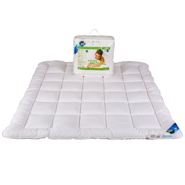 Blanket mild light for sleeping year-round hypoallergenic 160 x 200 centimeters, фото