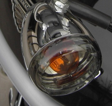Harley night rod dark glass directional indicators 12-, фото
