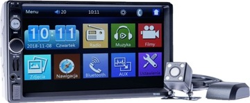 Tape recorder+ gps+ camera reverse (parking) 7cali mp5 mirrorlink usb bt, фото