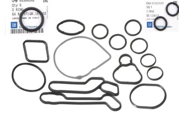 Gaskets radiators oil opel insignia 1.6 1.8, фото
