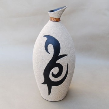 Flowerpot decorative з terracotta decorated sand, фото