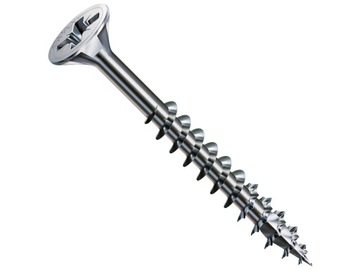Spax screws 5x80mm pz cone partial galvanized, фото