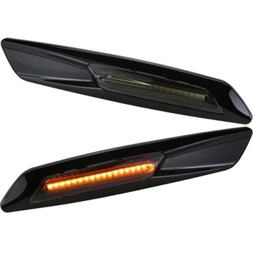Поворотники led подсветка bmw e60 e81 x3 e83 e87 стиль f10, фото