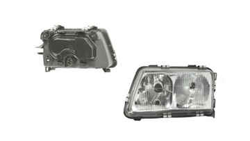 Audi a3 8l 96 - h4+ h7 headlight front headlight left front, фото