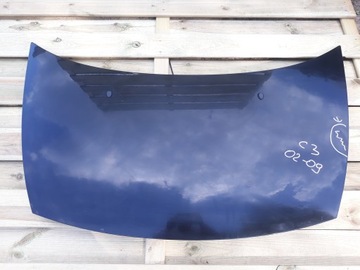 Hood citroen c3 02 - 09 black, фото