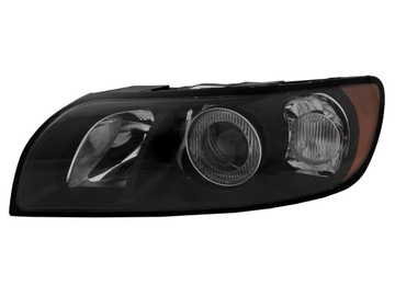 Рефлектор фара volvo s40 2 2003-2007 черный, фото