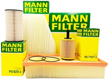 Vw passat b6 1. 9tdi 2. 0tdi filter set mann, фото
