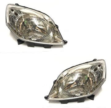 Bipper fiorino nemo qubo 2007- new headlights complete, фото