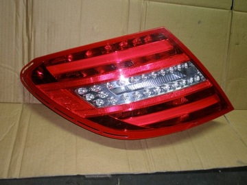 Mercedes c 204 restyling sedan left rear light back, фото