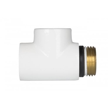 Tee to heater electric white tee to radiator bathroom 1/ 2, фото