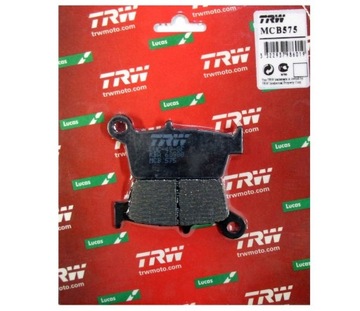 Колодки гальмівне trw lucas mcb575 honda cb xr 50, фото