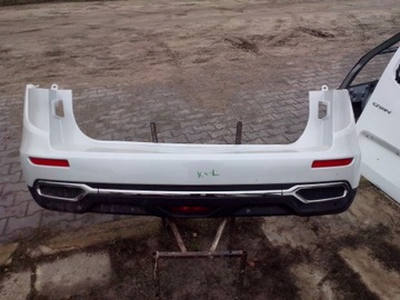 Rear bumper back renault koleos on parking sensor 17 -, фото