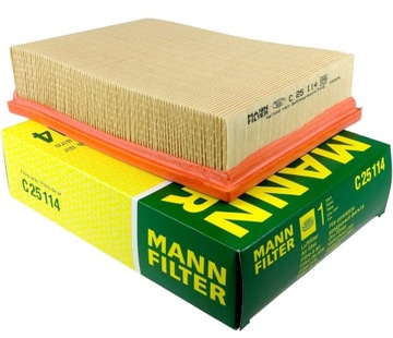 Air filter mann bmw 3 e46 5 e39 m52 m54 m43, фото