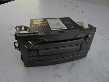 Tape recorder cd 86120-02520 toyota auris, фото