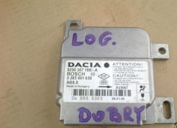 Блок управления подушками безопасности подушка безопасности dacia logan, фото