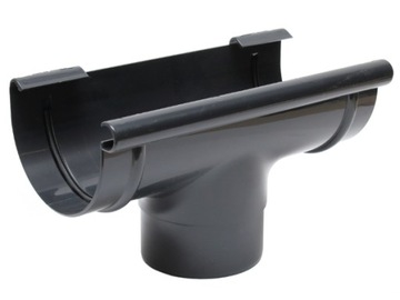 Drainage funnel pvc - у gamrat 125/ 110mm graphite, фото