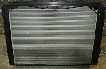 Bmw 5 f10 f11 water radiator fan 2.0 3.0 d, фото