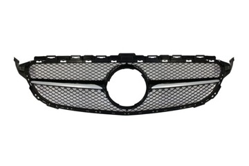 Grill mercedes w205 look amg c63 14-18 chromblack, buy