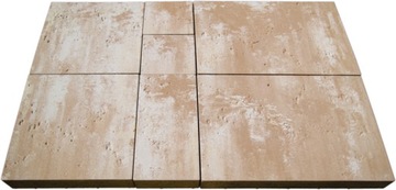 S bone - bet cobblestone esperia travertine 8 centimeters, фото