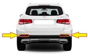 Відбивач бампера mercedes glc a2178200174 новий ліва правий, фото