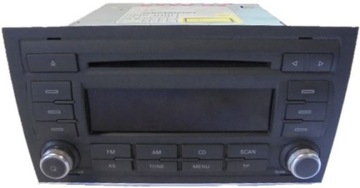 Seat exeo 2009 tape recorder cd blaupunkt 3r0035186, фото