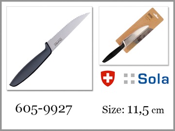 Knife szwajcarski for steaks, tomatoes 11, 5cm lunasol, фото