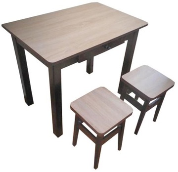 Stand 110x70 з box+ 2taborety sonoma oak, фото