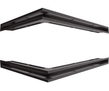 Lattice fireplace backlash angular 766x547x60 2 pcs version left set, фото