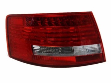 Headlights audi a6 (c6) 2004-08 sedan led backlight left/ right, фото