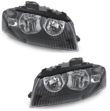 Headlight h7+ h7 left right audi a3 8p 03-08, фото