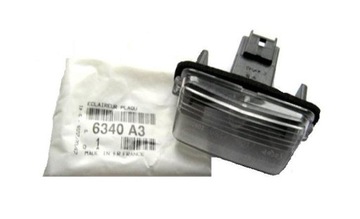 Лампа номерного знака номерного peugeot 206 306 307 406 407 partner, фото
