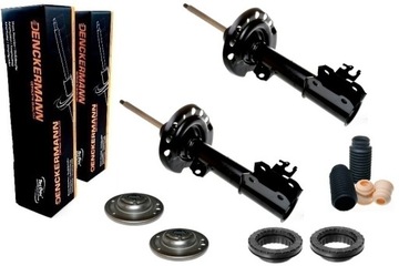 Shock absorbers cushions fasteners protection fiat croma 2 front set, фото