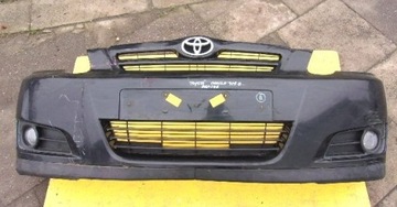 Toyota corolla хетчбек e12 2004 06 бампер передній решітка протитуманні фари заглушки накладки, фото