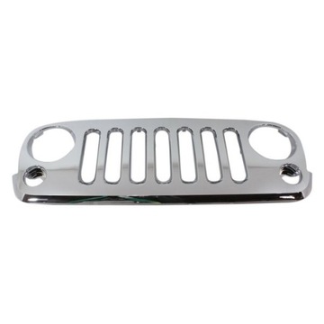 Jeep wrangler jk 2007-2012 решетка хром новый, фото
