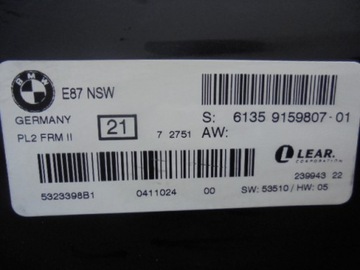 Block control unit light bmw e87 nsw 9159807-01, фото