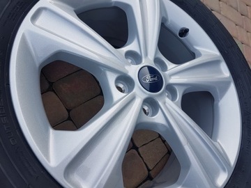 Диски с шинами ford kuga, 17', датчики, зима, фото