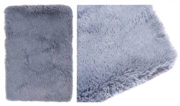 Carpets for the bathroom 50x80 silk fluffy mild, фото