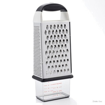 Grater oxo shawl with a container hull 4-stronna, фото