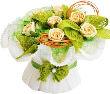For a gift for young vapors on wedding bouquet, фото