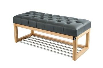 Cabinet shoes with seat emra wood 70 x 40 x 40 centimeters alder, фото