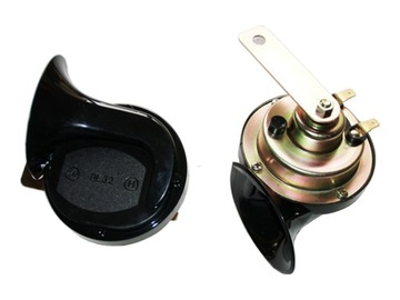 Комплект сигнал електричний 12v сигнал звуковий клаксон легковий доставки, фото