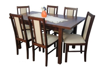 Set kaja stand 80x120/ 150 1 6 chairs, фото