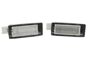 Renault scenic 3 espace 4 license plate illumination led backlight, фото